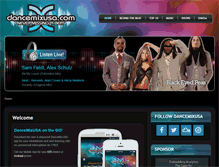 Tablet Screenshot of dancemixusa.com